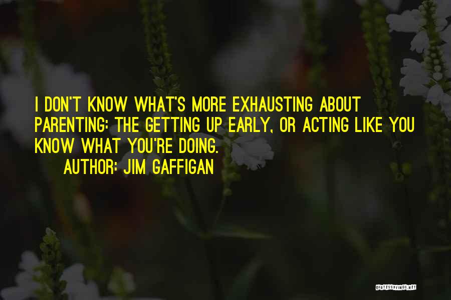 Getting Up Early Quotes By Jim Gaffigan