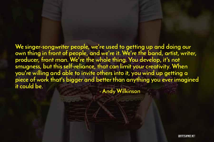 Getting Used To Quotes By Andy Wilkinson