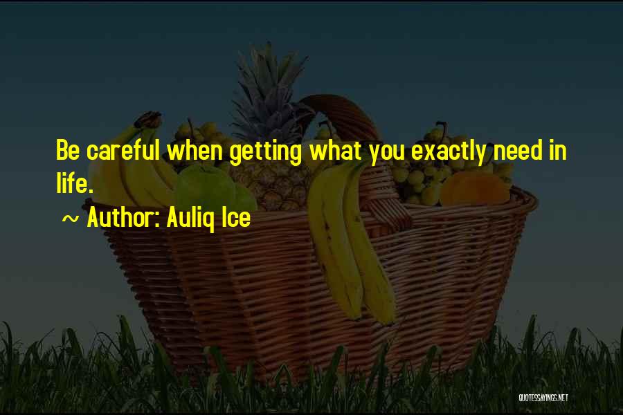 Getting What You Need Quotes By Auliq Ice