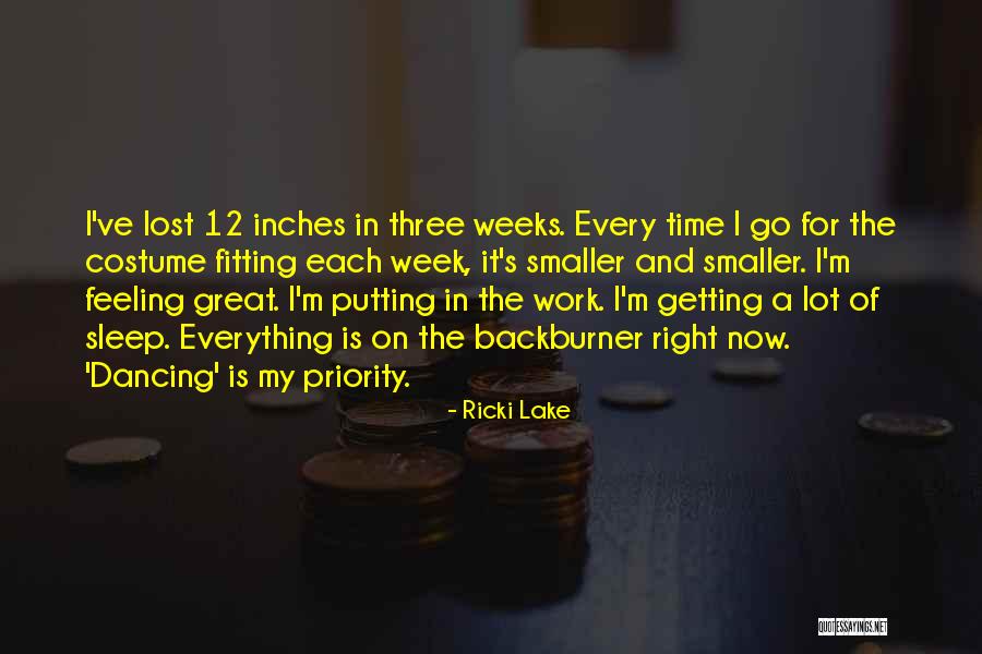 Getting Work Done On Time Quotes By Ricki Lake