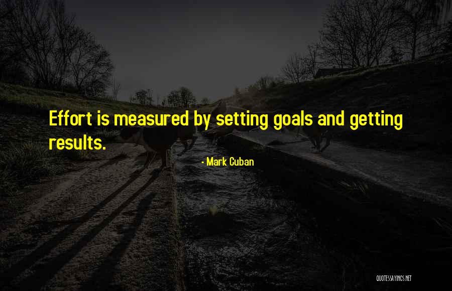 Getting Your Goals Quotes By Mark Cuban