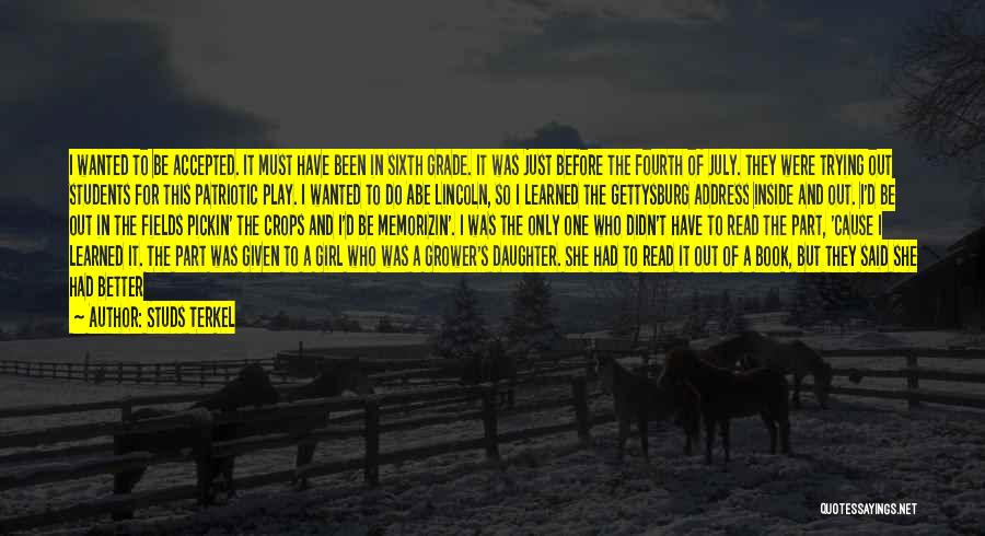 Gettysburg Quotes By Studs Terkel