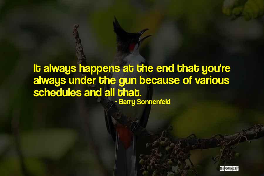Gezamenlijke Agenda Quotes By Barry Sonnenfeld Gezamenlijke Agenda Quotes By Barry Sonnenfeld