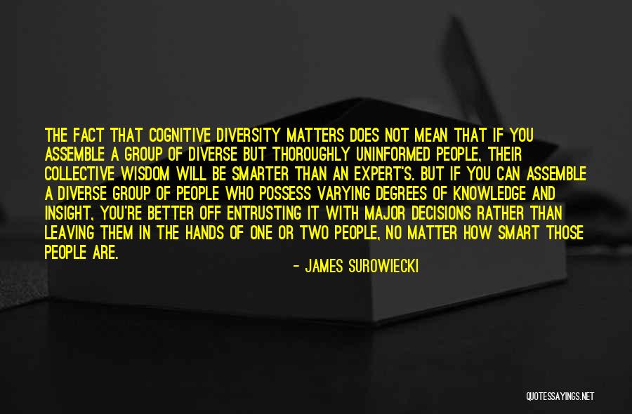 Gezer Terlik Quotes By James Surowiecki Gezer Terlik Quotes By James Surowiecki