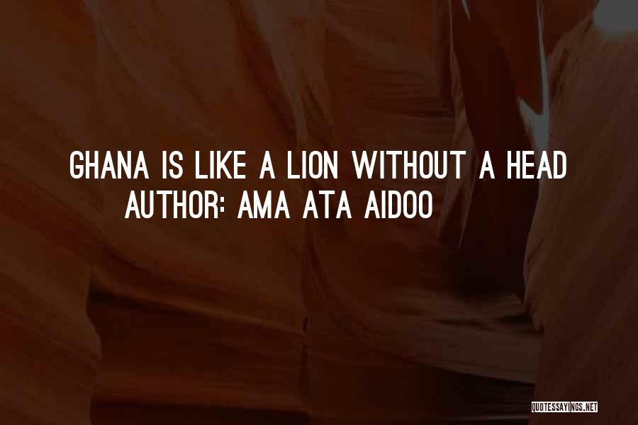 Ghana Must Go Quotes By Ama Ata Aidoo