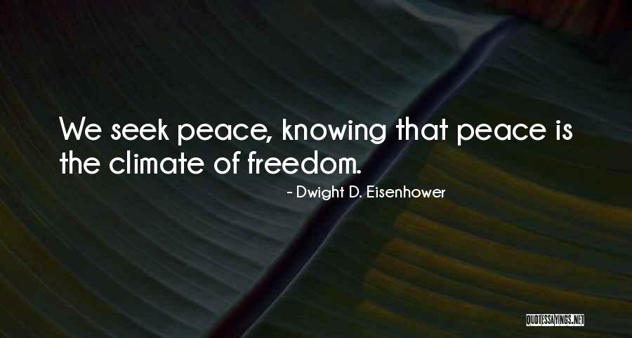 Ghanim Trading Quotes By Dwight D. Eisenhower