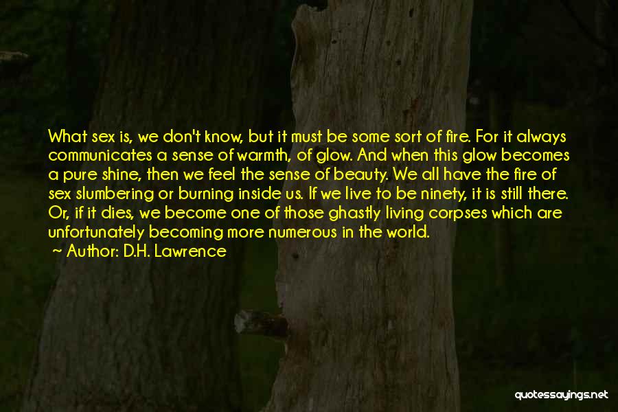 Ghastly Quotes By D.H. Lawrence