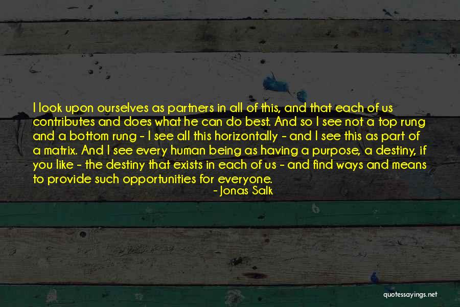 Ghaus Malik Quotes By Jonas Salk Ghaus Malik Quotes By Jonas Salk