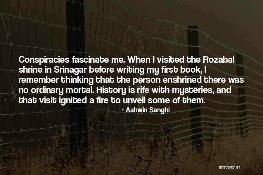 Ghellinck Quotes By Ashwin Sanghi Ghellinck Quotes By Ashwin Sanghi