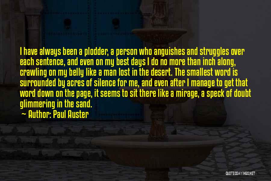 Ghonge Quotes By Paul Auster
