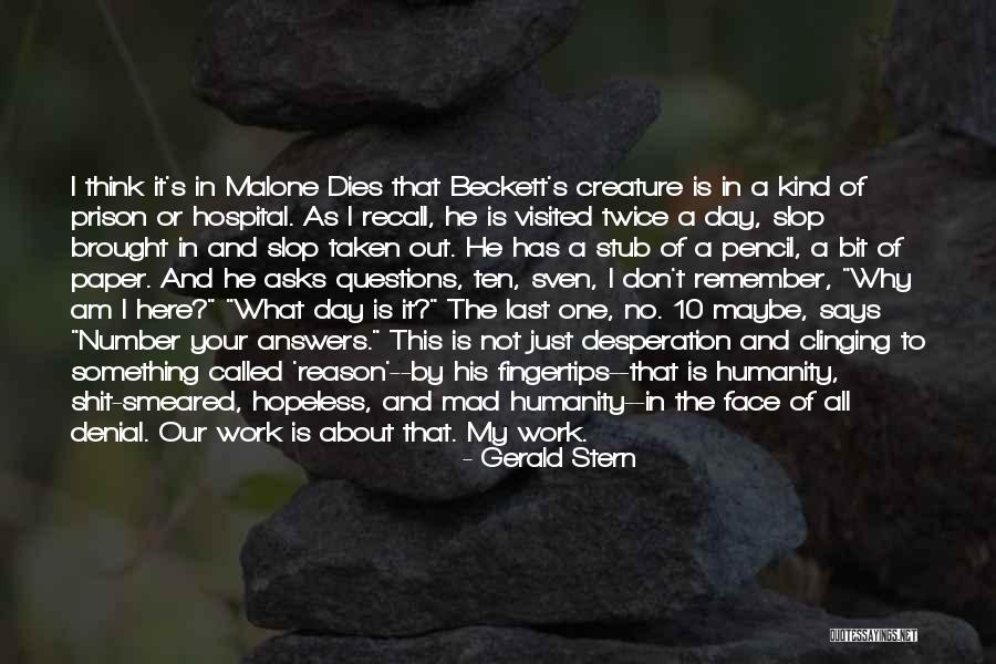 Ghost In The Shell Puppet Master Quotes By Gerald Stern Ghost In The Shell Puppet Master Quotes By Gerald Stern
