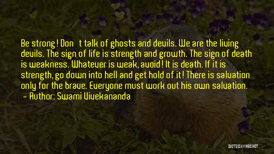 Ghosts And Death Quotes By Swami Vivekananda