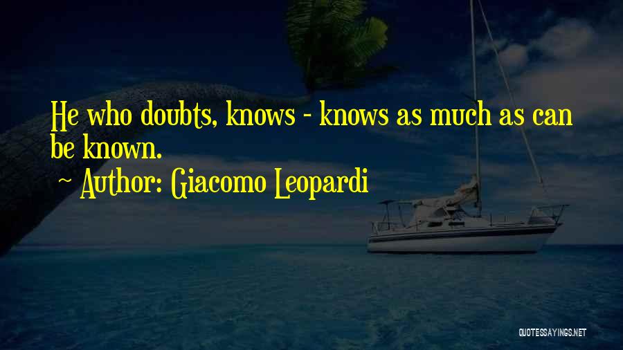 Giacomo Leopardi Quotes 1238756
