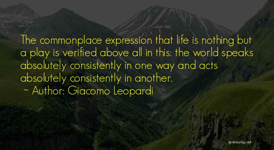 Giacomo Quotes By Giacomo Leopardi