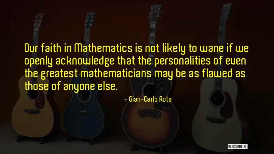 Gian-Carlo Rota Quotes 1617144