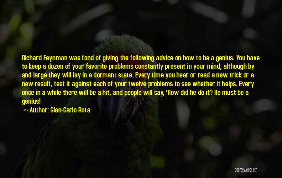 Gian-Carlo Rota Quotes 849490