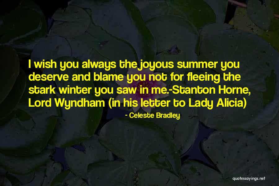 Giano Restaurant Quotes By Celeste Bradley