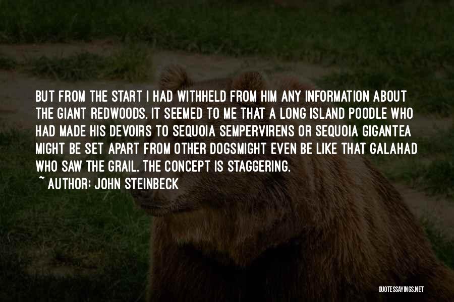 Giant Sequoia Quotes By John Steinbeck