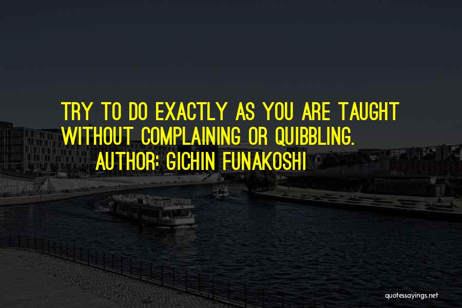 Gichin Funakoshi Quotes 1474485