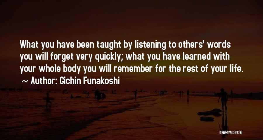 Gichin Funakoshi Quotes 446322