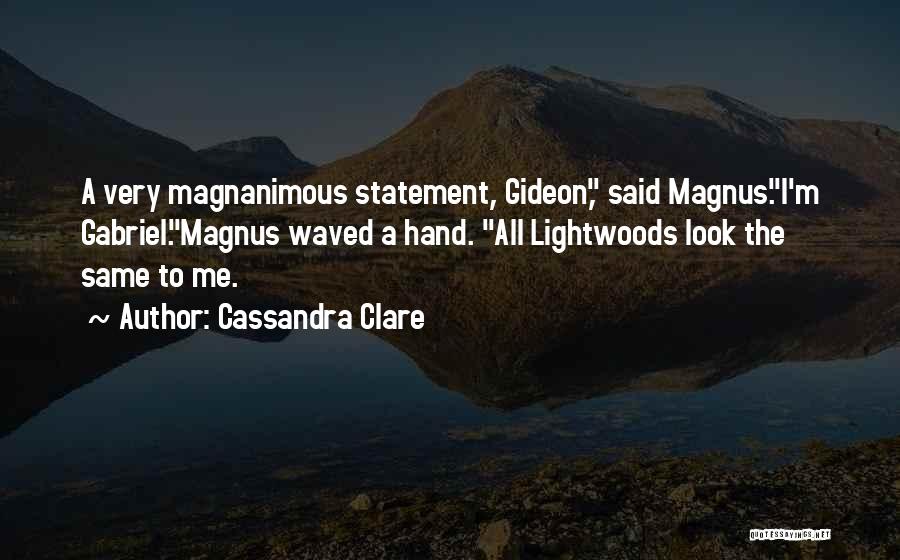 Gideon Lightwood Quotes By Cassandra Clare