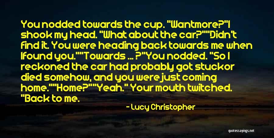 Gidiyorsun Sen Quotes By Lucy Christopher