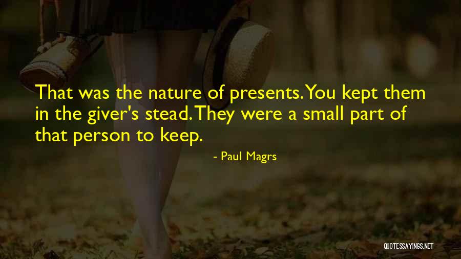 Gift Exchange Quotes By Paul Magrs Gift Exchange Quotes By Paul Magrs