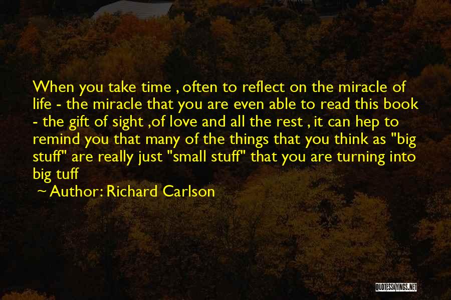 Gift Of Sight Quotes By Richard Carlson