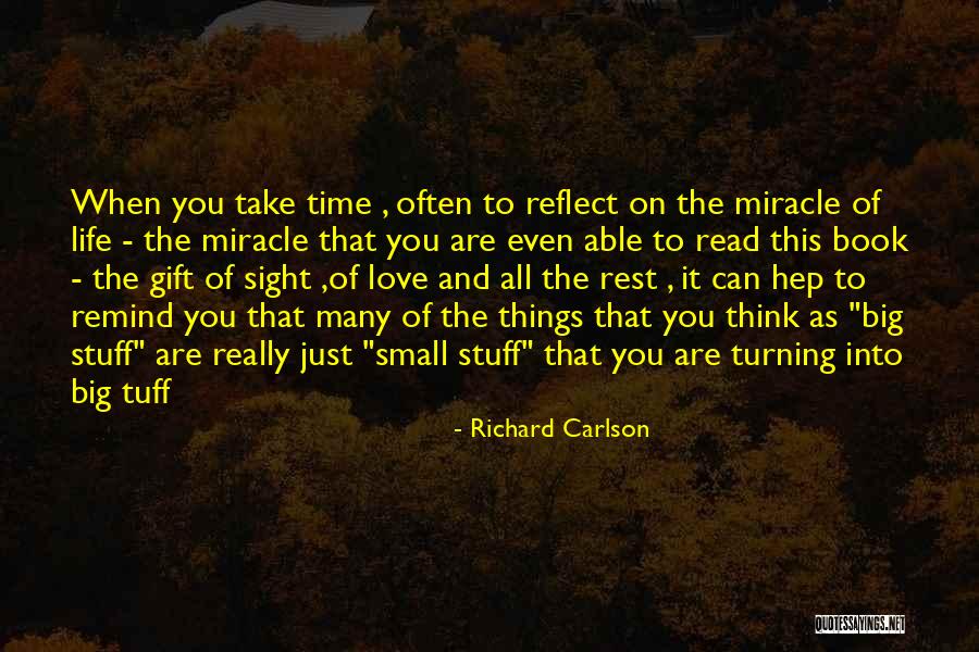 Gift Of Sight Quotes By Richard Carlson