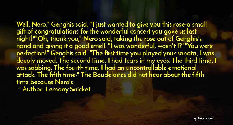 Gift Of Time Quotes By Lemony Snicket