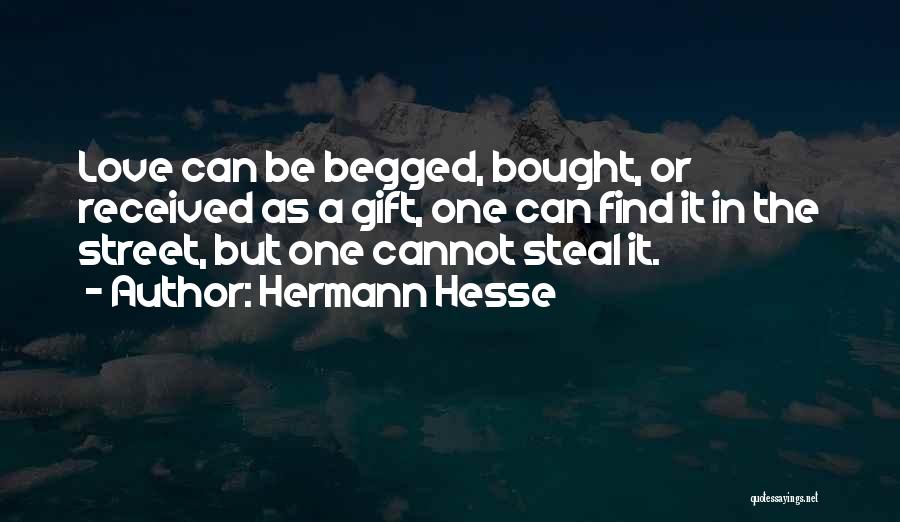 Gift Received Quotes By Hermann Hesse