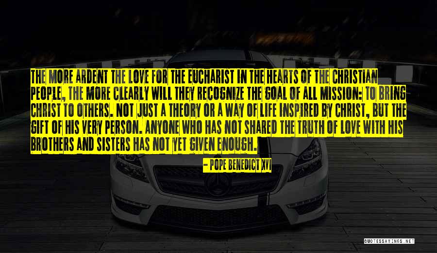 Gift Theory Quotes By Pope Benedict XVI Gift Theory Quotes By Pope Benedict XVI