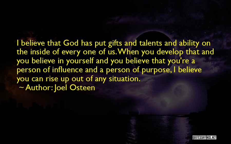 Gifts And Talents Quotes By Joel Osteen