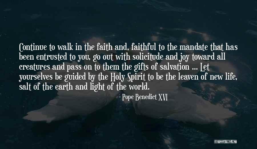 Gifts Of The Holy Spirit Quotes By Pope Benedict XVI