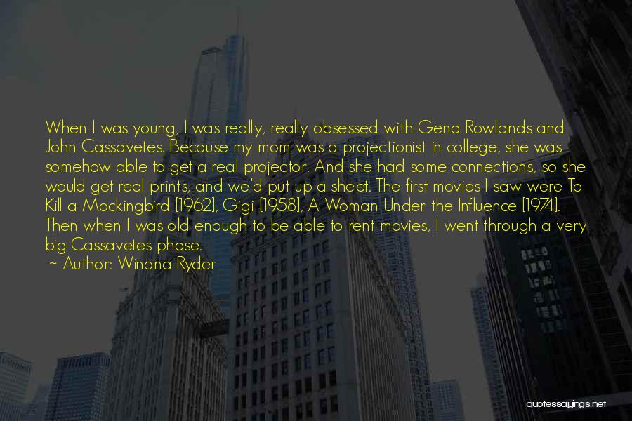 Gigi D'agostino Quotes By Winona Ryder