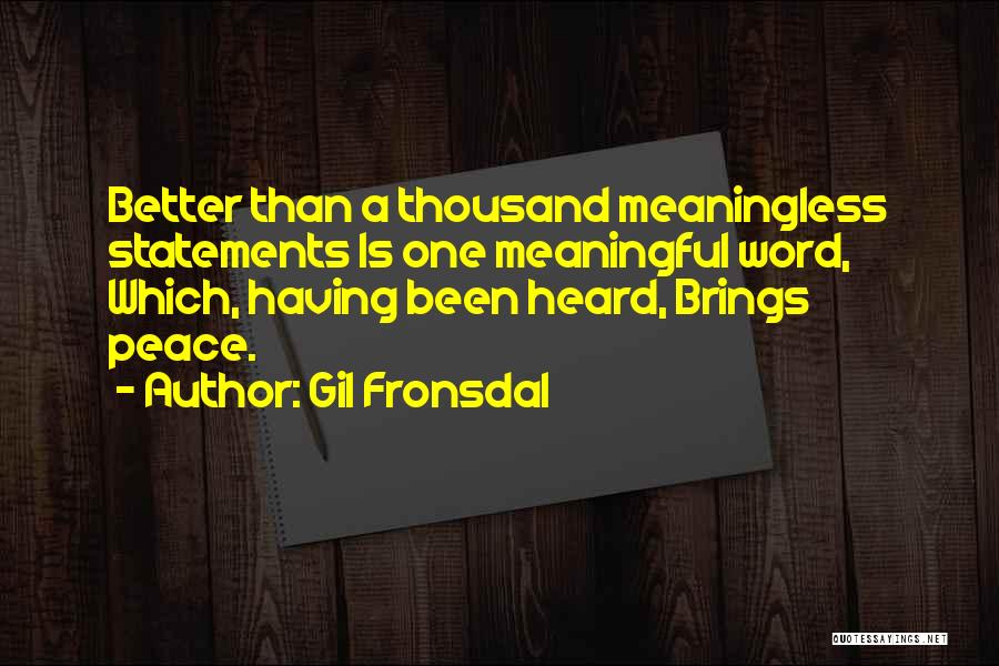 Gil Fronsdal Quotes 1479871