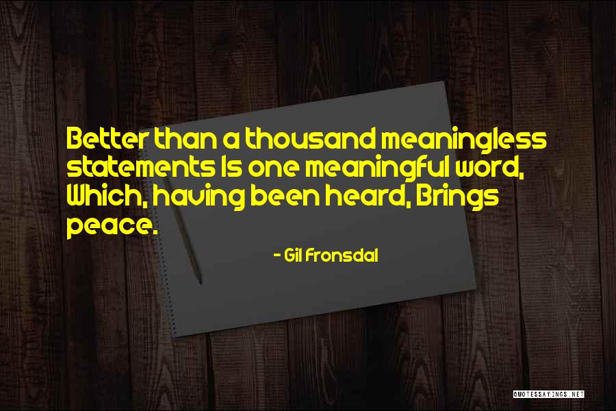 Gil Fronsdal Quotes 1479871 Gil Fronsdal Quotes 1479871