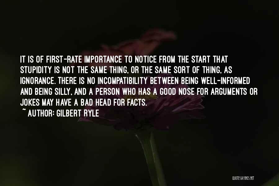 Gilbert Ryle Quotes 1325740