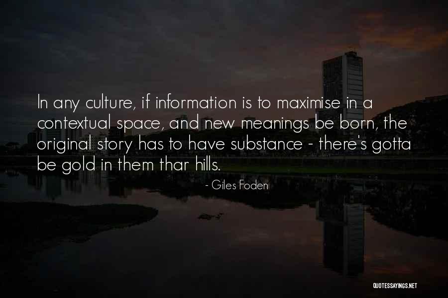 Giles Foden Quotes 125455 Giles Foden Quotes 125455