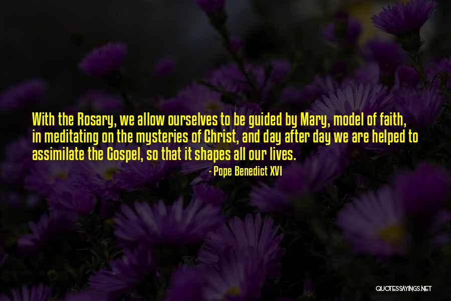 Gillison Equipment Quotes By Pope Benedict XVI Gillison Equipment Quotes By Pope Benedict XVI