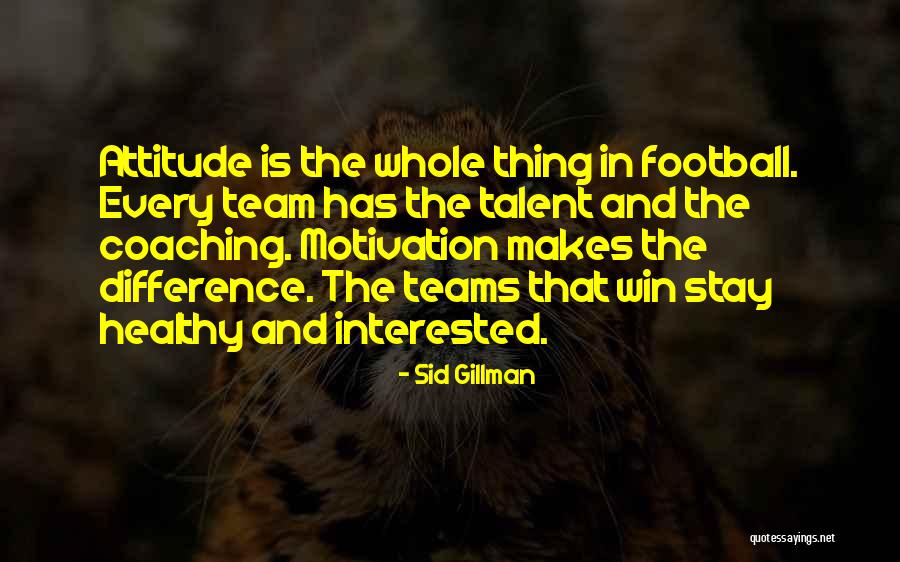Gillman Quotes By Sid Gillman Gillman Quotes By Sid Gillman