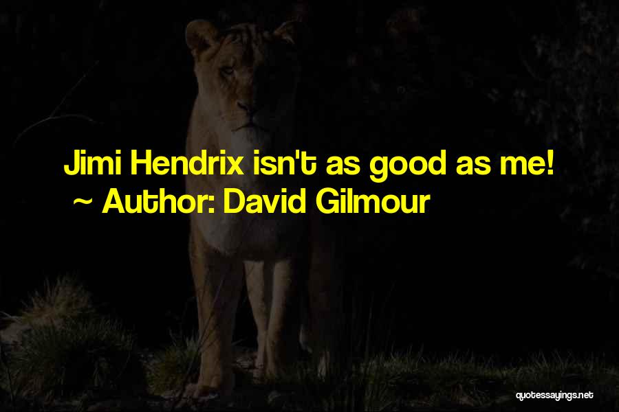 Gilmour Quotes By David Gilmour