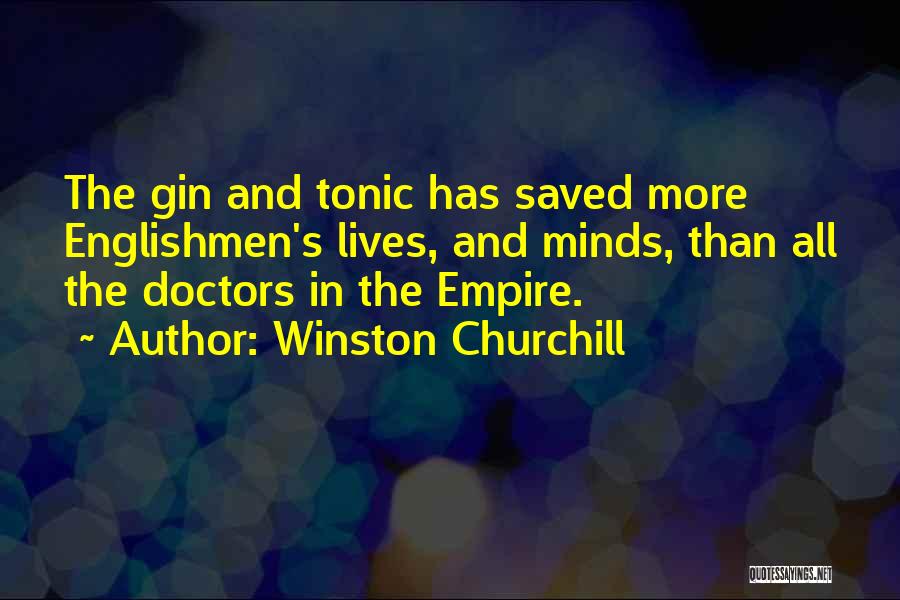 Gin Tonic Quotes By Winston Churchill