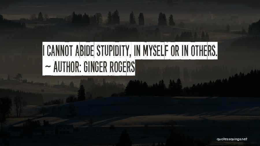 Ginger Rogers Quotes 744275