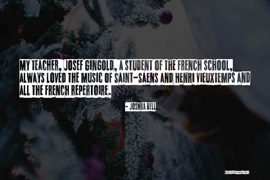 Gingold Quotes By Joshua Bell Gingold Quotes By Joshua Bell