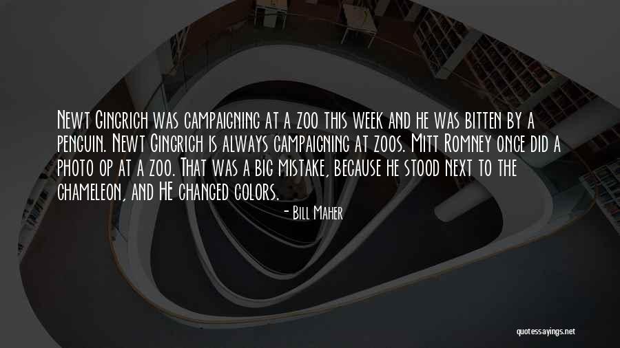 Gingrich Romney Quotes By Bill Maher Gingrich Romney Quotes By Bill Maher