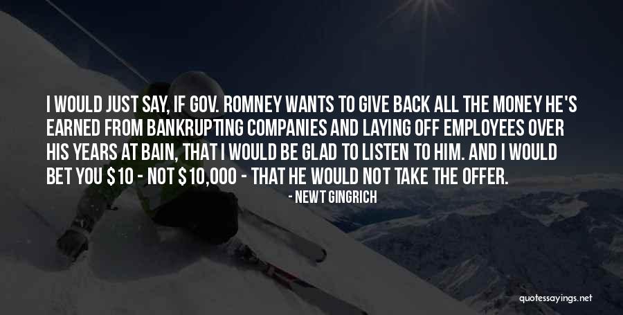 Gingrich Romney Quotes By Newt Gingrich Gingrich Romney Quotes By Newt Gingrich
