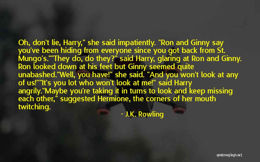 Ginny And Hermione Quotes By J.K. Rowling Ginny And Hermione Quotes By J.K. Rowling