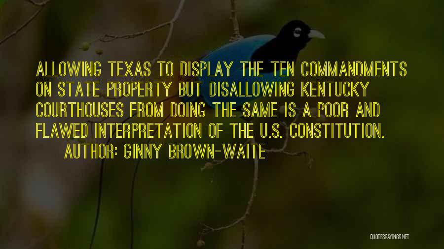 Ginny Brown-Waite Quotes 1140264