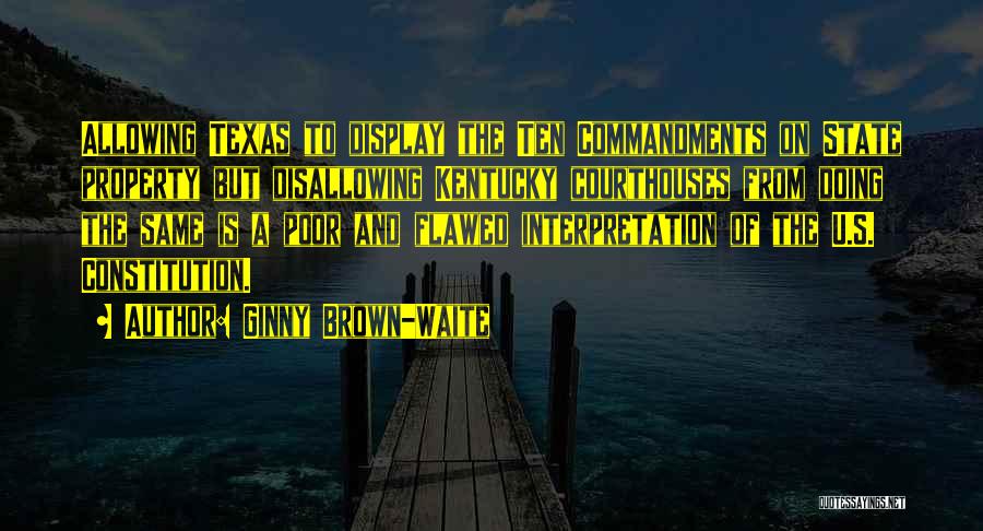 Ginny Quotes By Ginny Brown-Waite